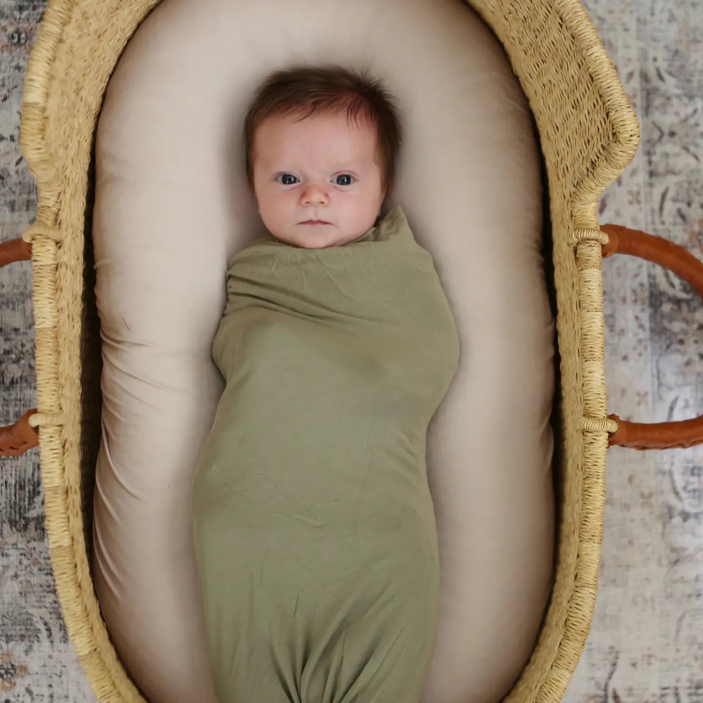 Dried Thyme Bamboo Swaddle Blanket | Marlowe & Co