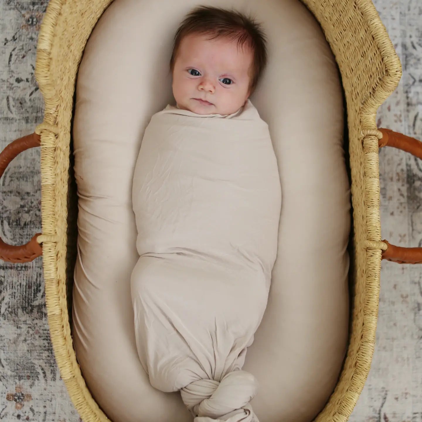 Natural Bamboo Swaddle Blanket | Marlowe & Co