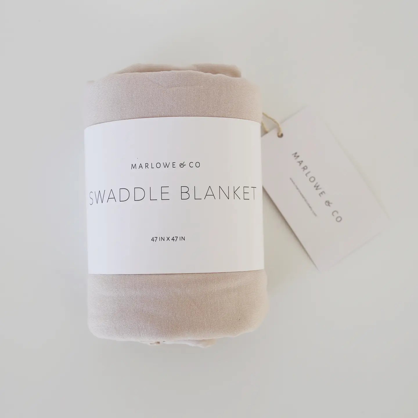 Natural Bamboo Swaddle Blanket | Marlowe & Co