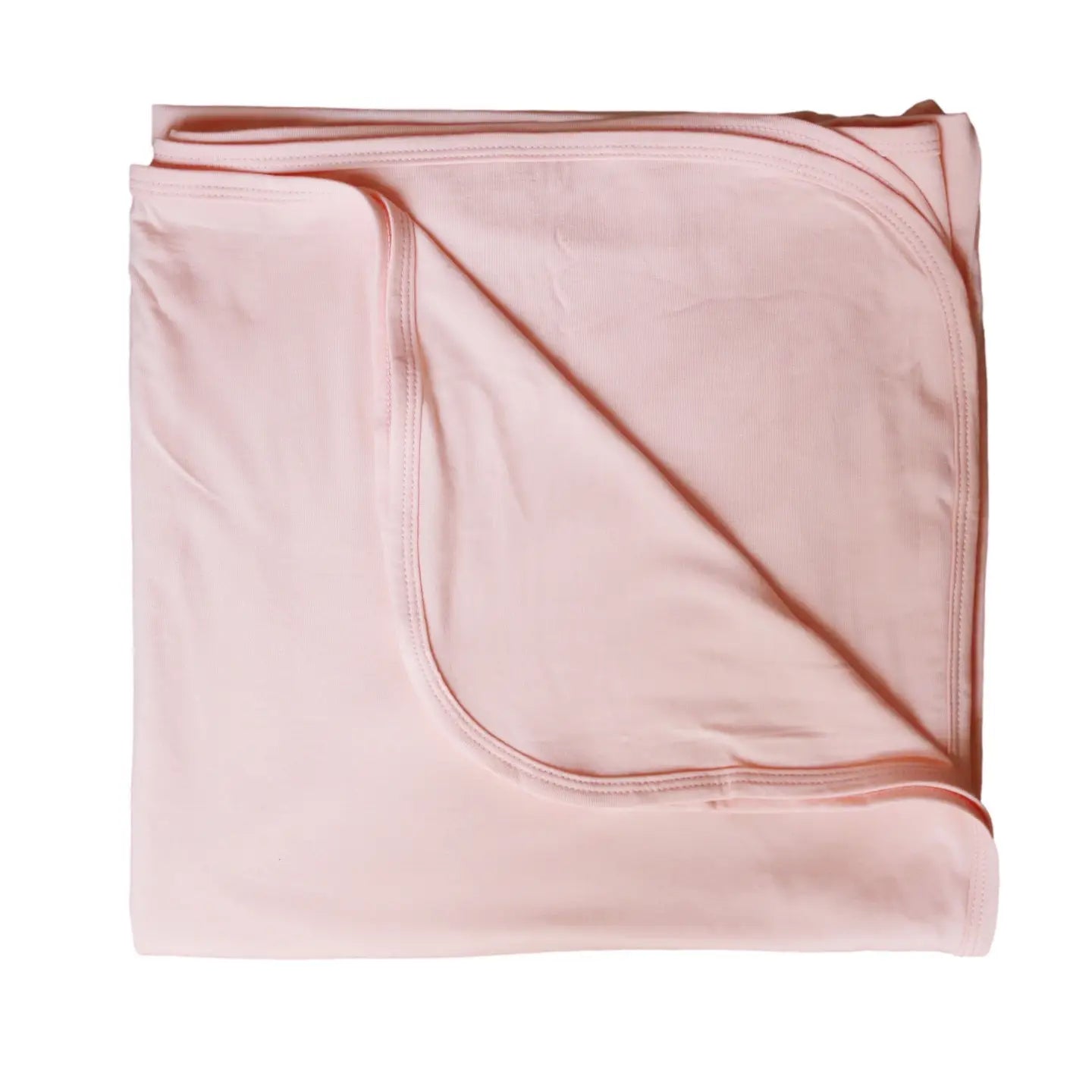 Blush Pink Bamboo Swaddle Blanket | Marlowe & Co