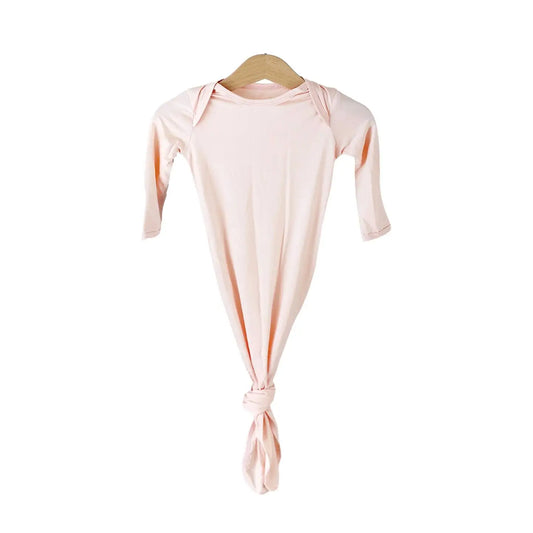 Blush Pink Bamboo Knotted Gown | Marlowe & Co