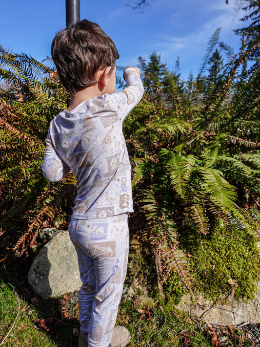 Safari Snuggles | Bamboo Long Sleeve Set