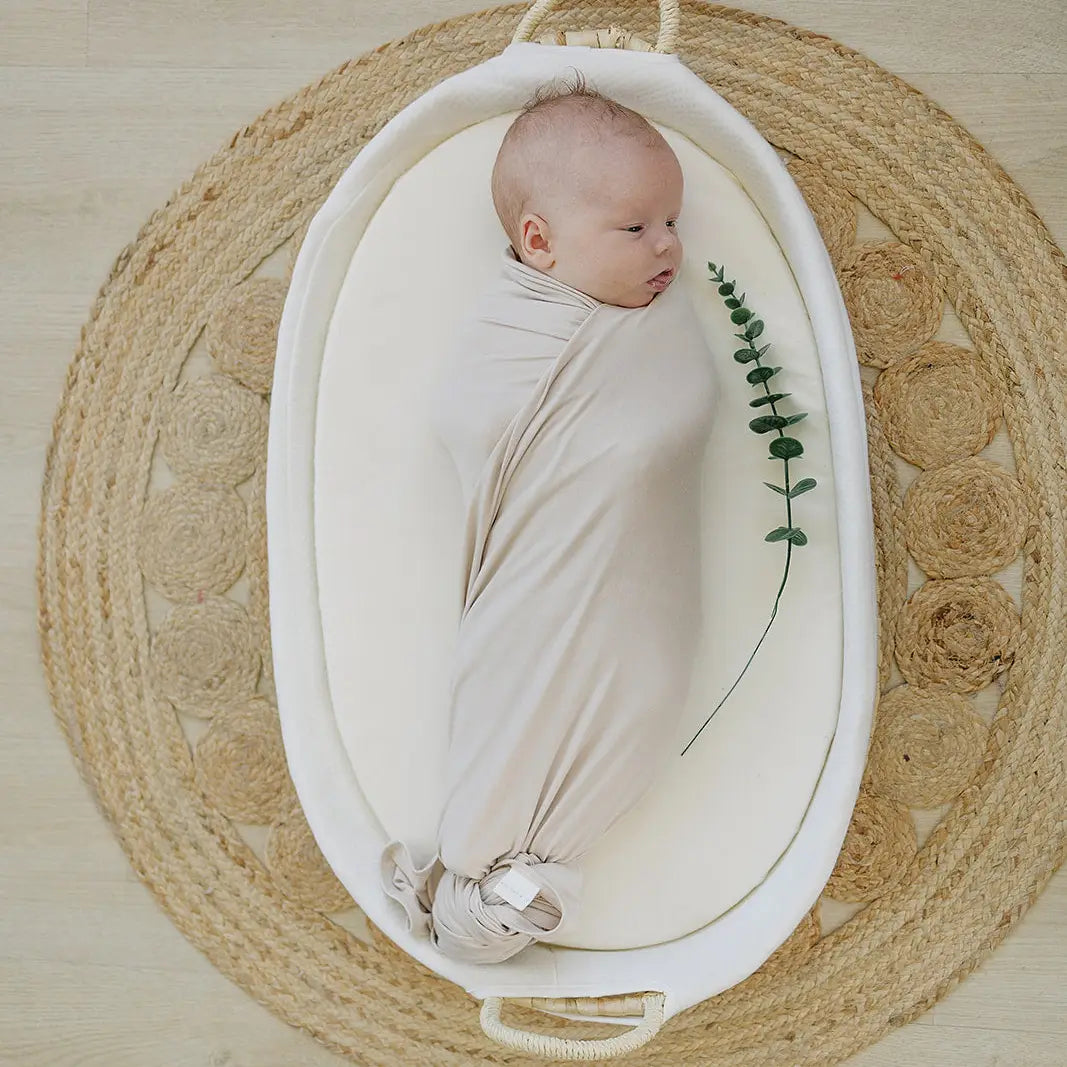 Natural Bamboo Swaddle Blanket | Marlowe & Co