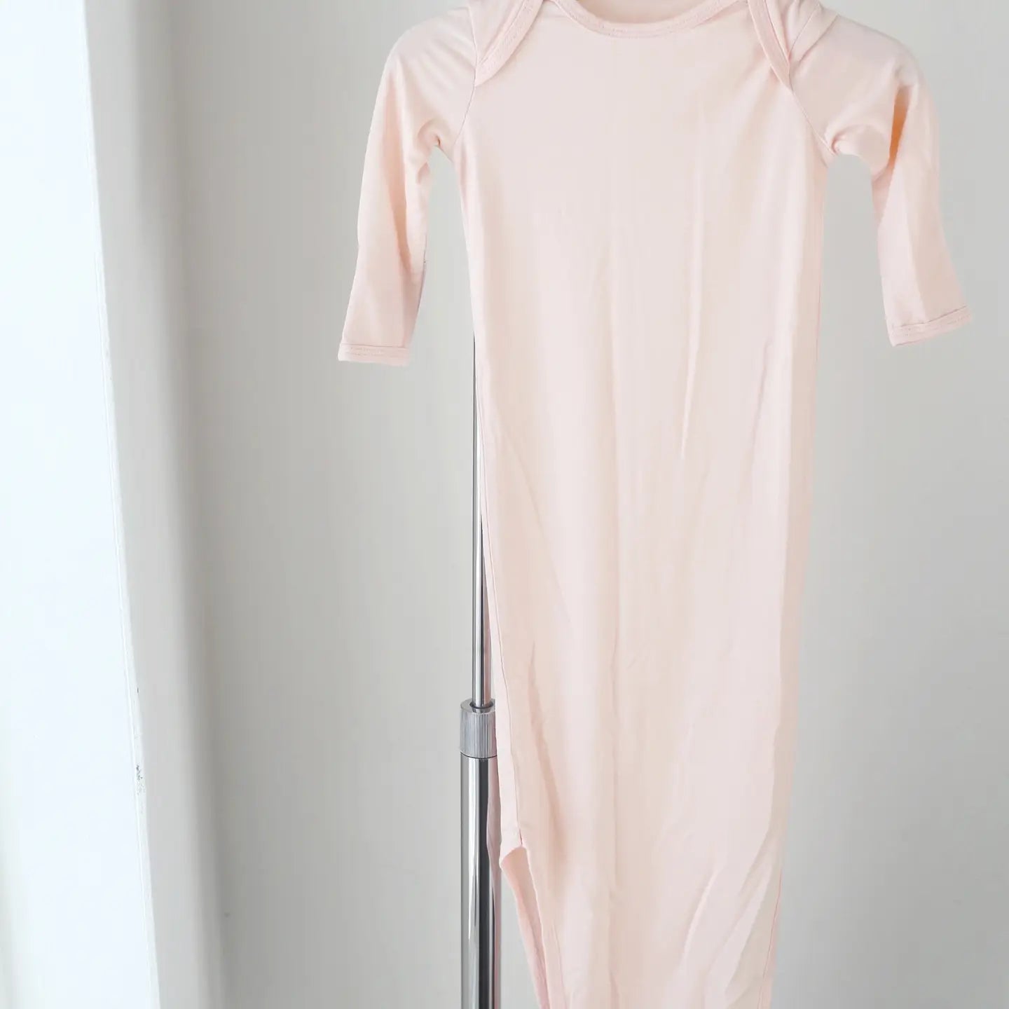 Blush Pink Bamboo Knotted Gown | Marlowe & Co