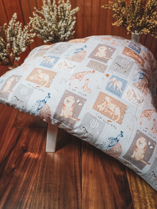 Safari Snuggles | Quilted Bamboo Blanket Baby Toddler