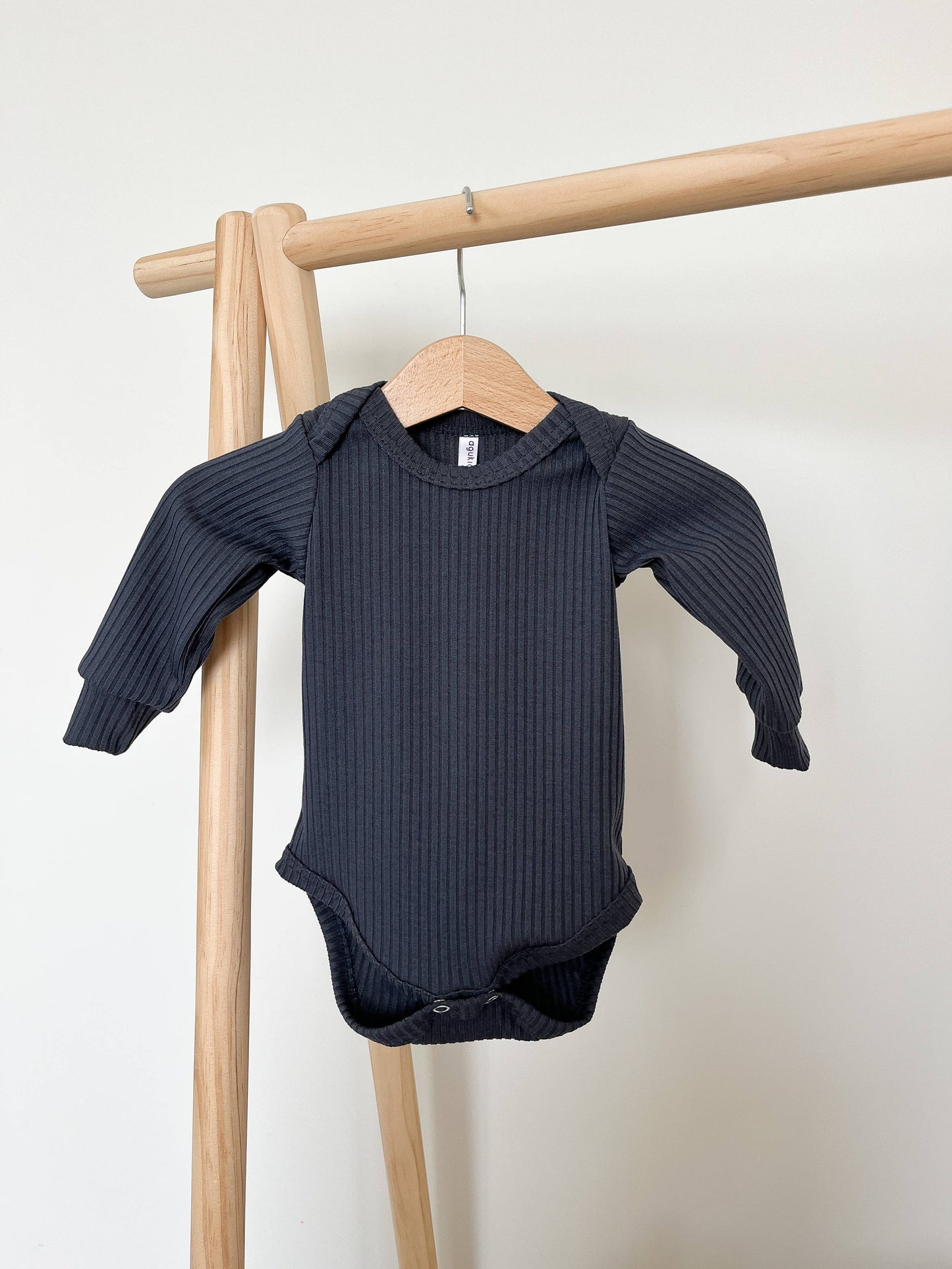 Ribbed Baby Bodysuit Long Sleeve